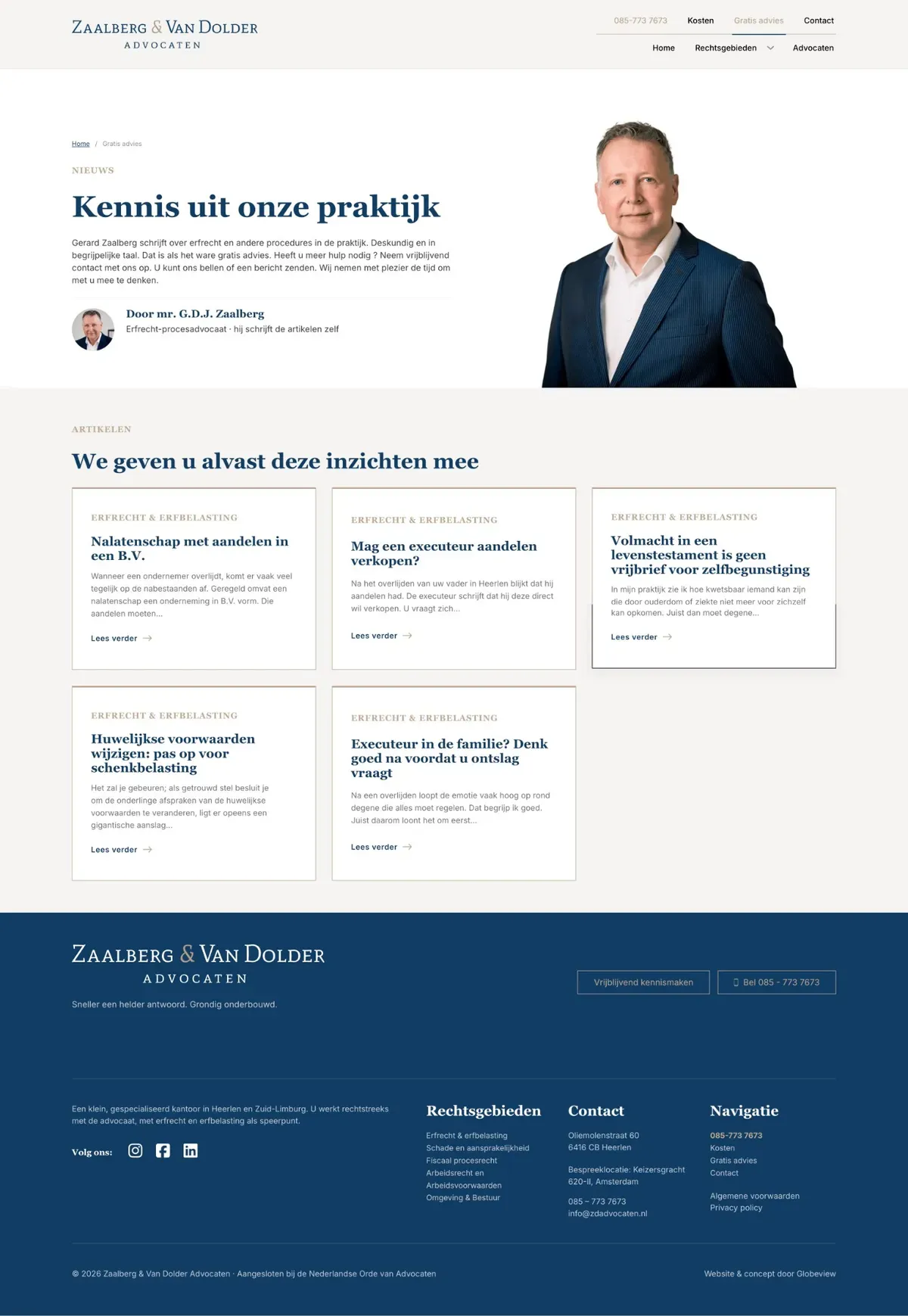 De kennisbank met artikelen van mr. Zaalberg