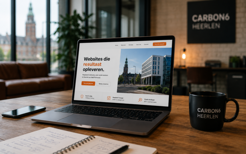 Maatwerk website die resultaat oplevert, op kantoor in Carbon6 Heerlen